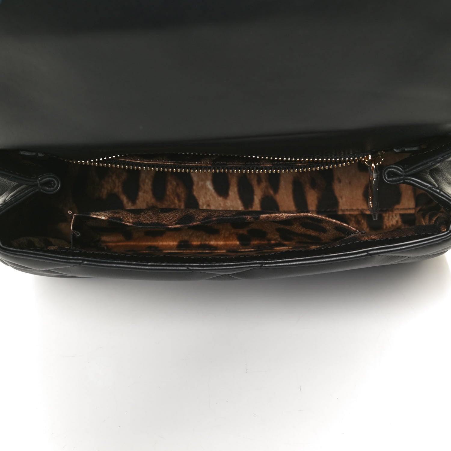 Dolce & Gabbana Calfskin Quilted Medium Miss Sicily Satchel Black 5 of 11
