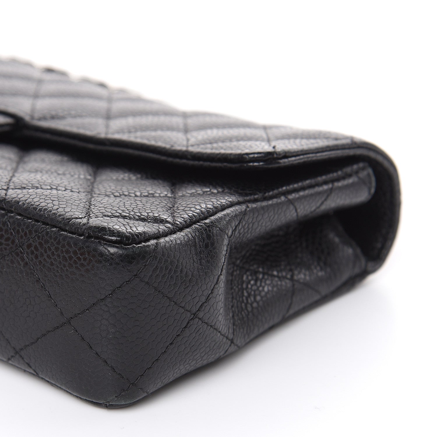 Chanel Caviar Quilted East West Flap Black 10 of 16