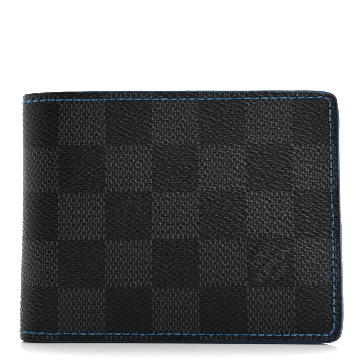 Damier Graphite Slender Wallet Blue
