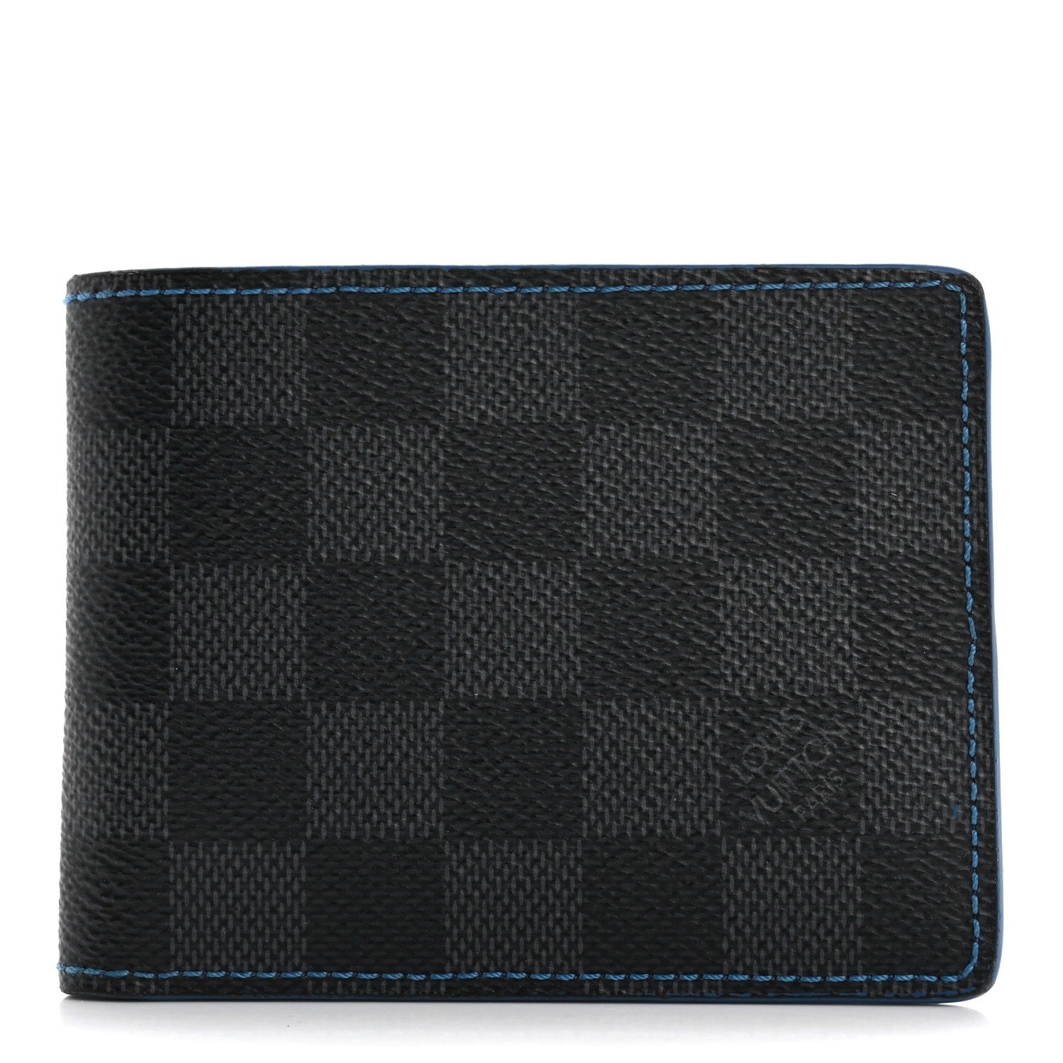 Louis Vuitton Damier Graphite Slender Wallet Blue 1 of 9