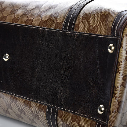 Gucci Crystal Monogram Large Duchessa Boston Dark Brown 12 of 18