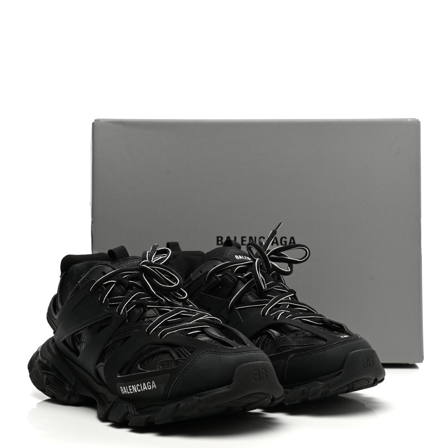 Balenciaga Mesh Nylon Mens Track Sneakers 42 Black 12 of 12