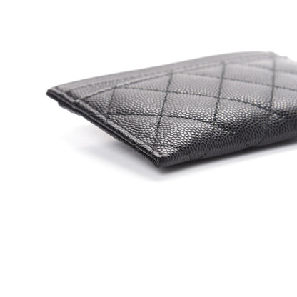 Chanel Caviar Quilted Boy Card Holder Black 8 of 10