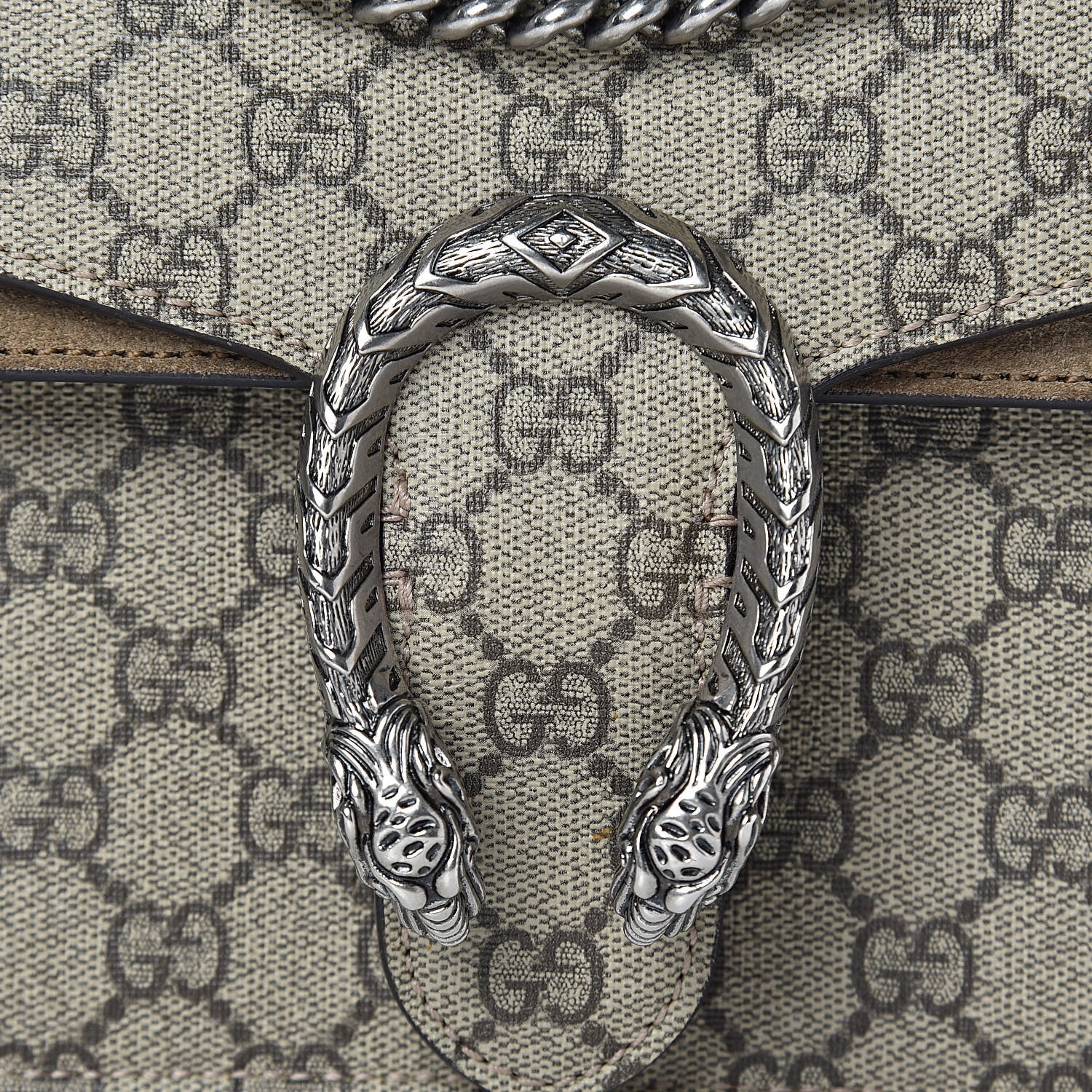 Gucci GG Supreme Monogram Small Dionysus Shoulder Bag Taupe 12 of 12