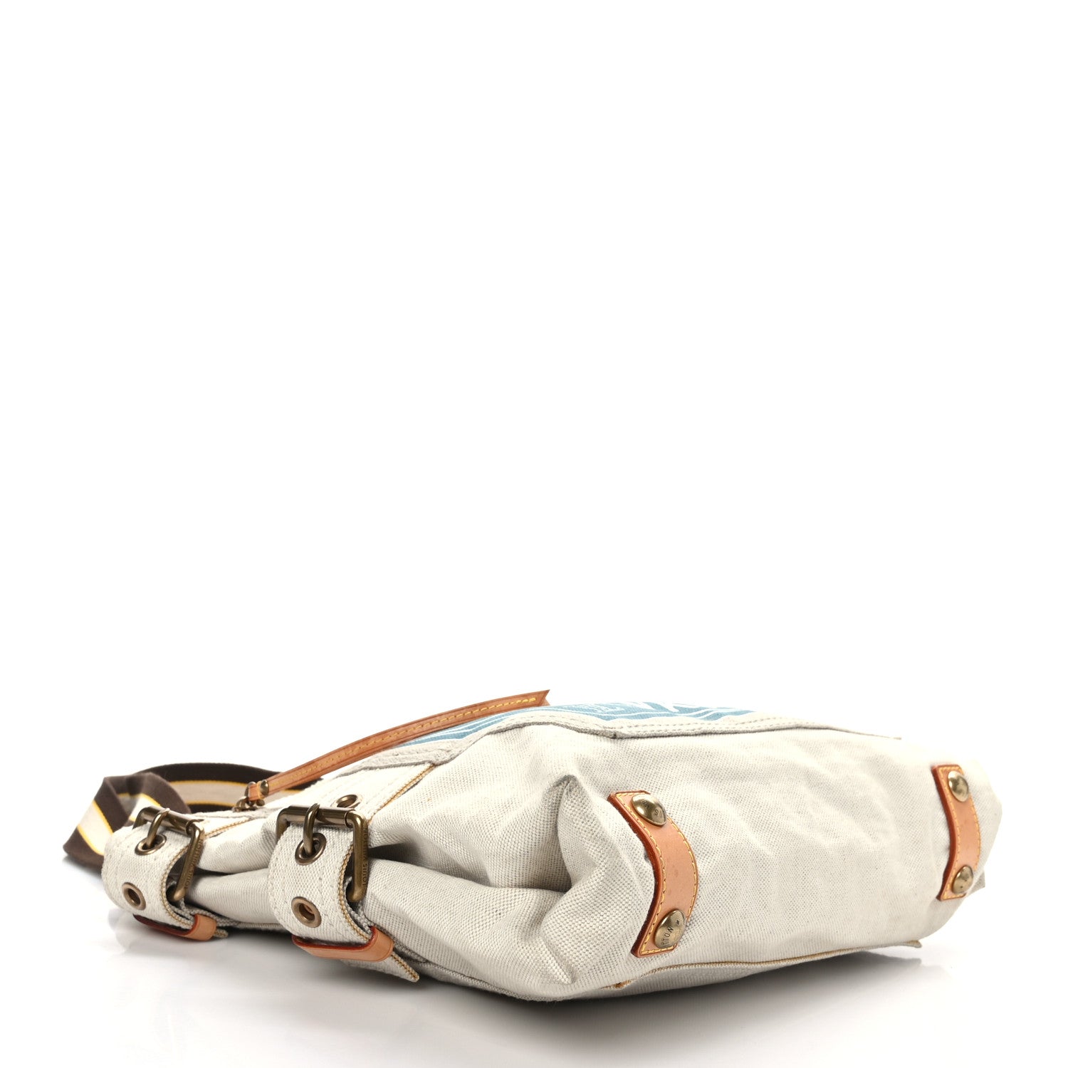 Louis Vuitton Toile Globe Shopper Cabas MM Blue 4 of 8