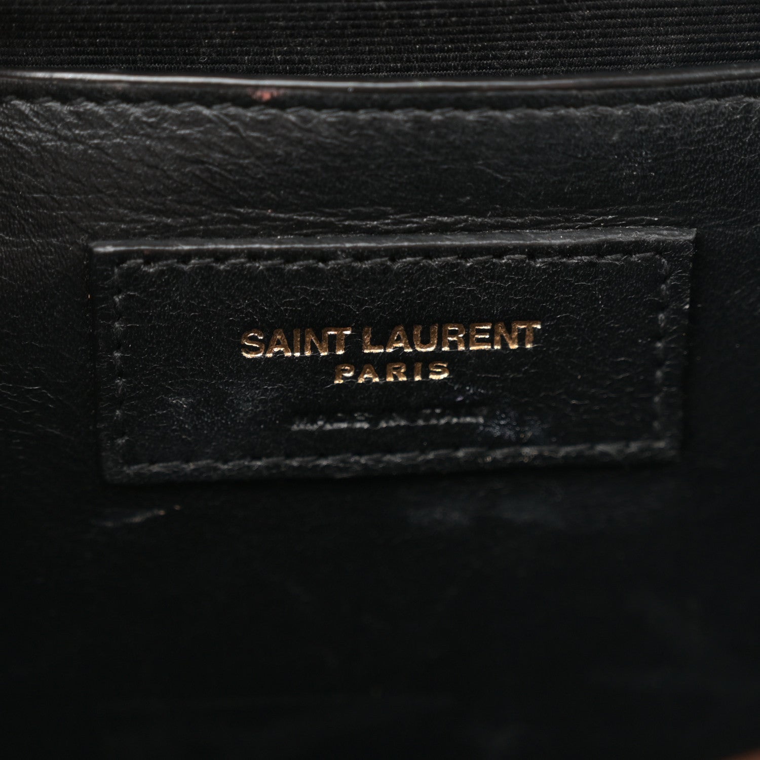 Saint Laurent Grain De Poudre Textured Mixed Matelasse Medium Triquilt Monogram Satchel Dark Cork 6 of 15