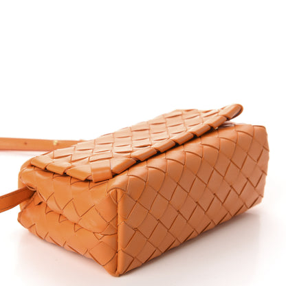 Bottega Veneta Nappa Intrecciato Mini Crossbody Orange 4 of 10