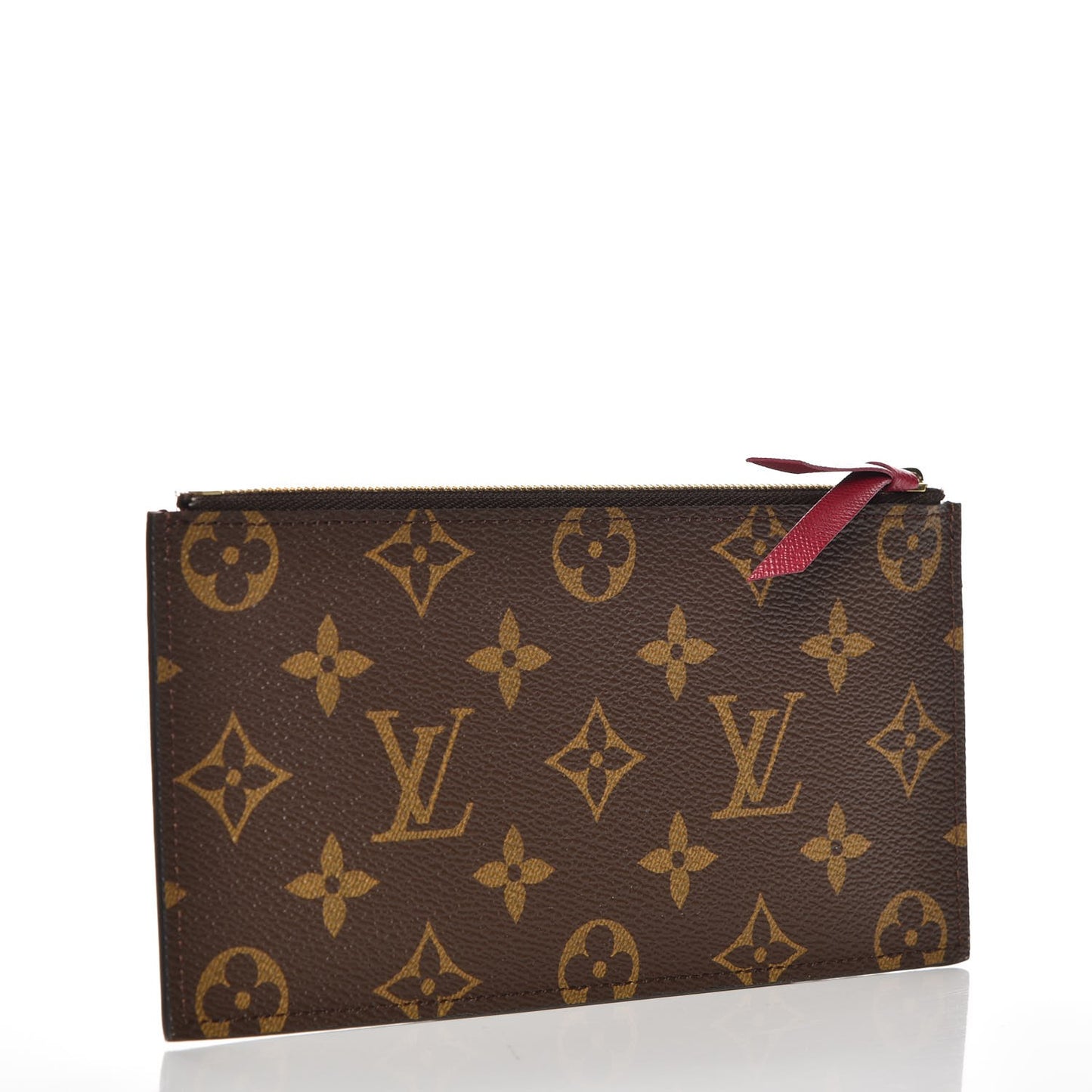 Monogram Felicie Chain Wallet Zippered Insert Fuchsia