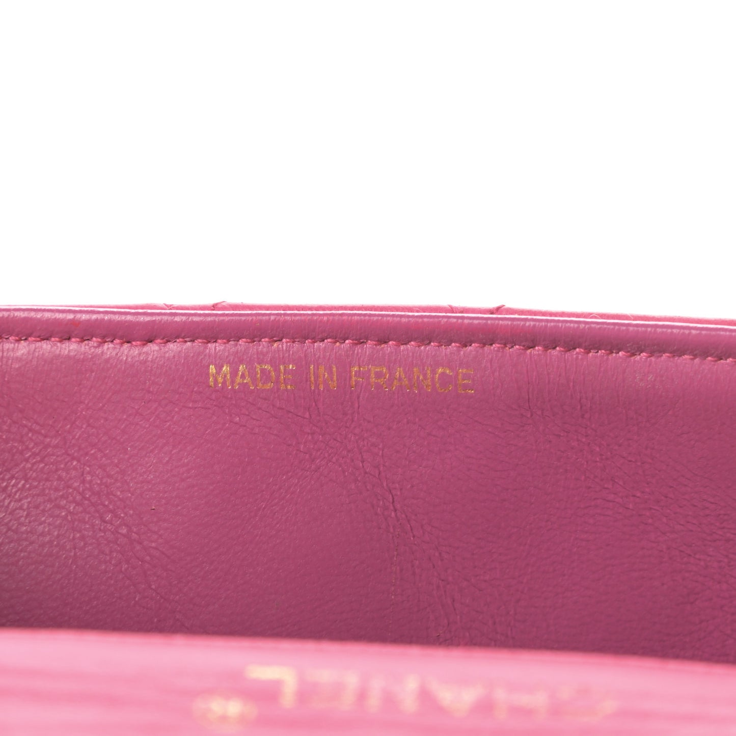 Lambskin Quilted Mini Square Flap Pink