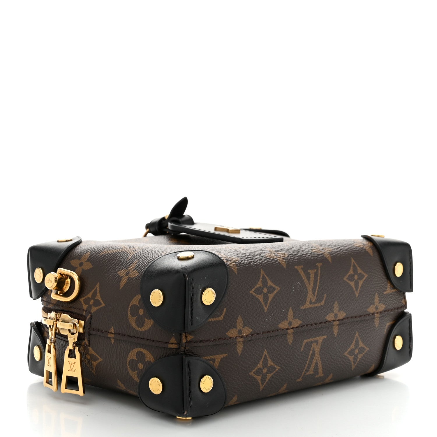 Louis Vuitton Monogram Petite Malle Souple Black 4 of 9