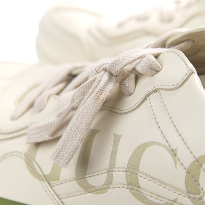 Gucci Calfskin Logo Mens Rhyton Sneakers 11 Ivory 14 of 14