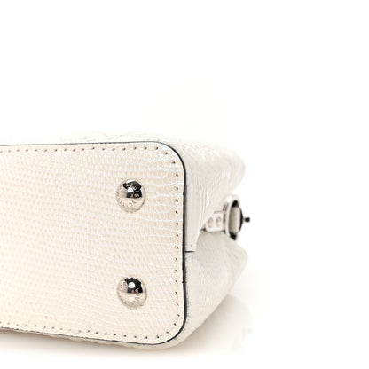 Louis Vuitton Lizard Baroque Embossed Capucines Mini Ivory Sparkle 9 of 10