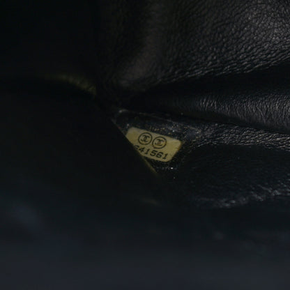 Chanel Washed Caviar Quilted Maxi Single Flap Black 6 of 9