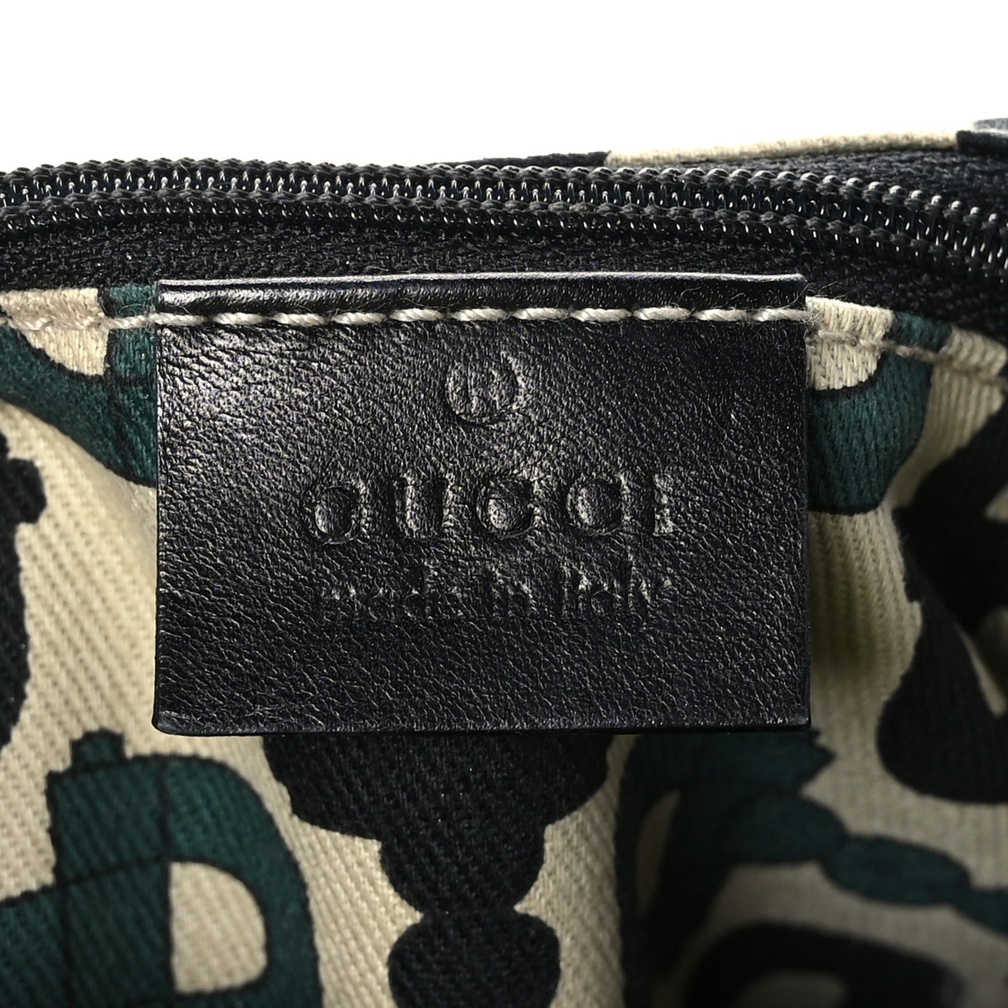 Guccissima Medium Abbey D Ring Hobo Black