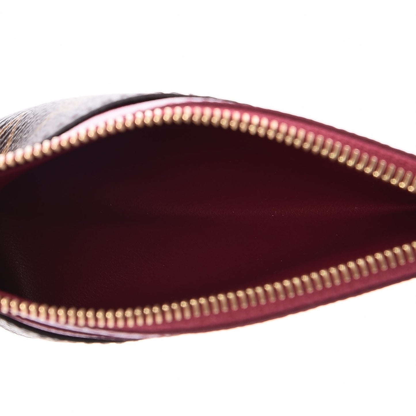 Monogram Zipped Card Holder