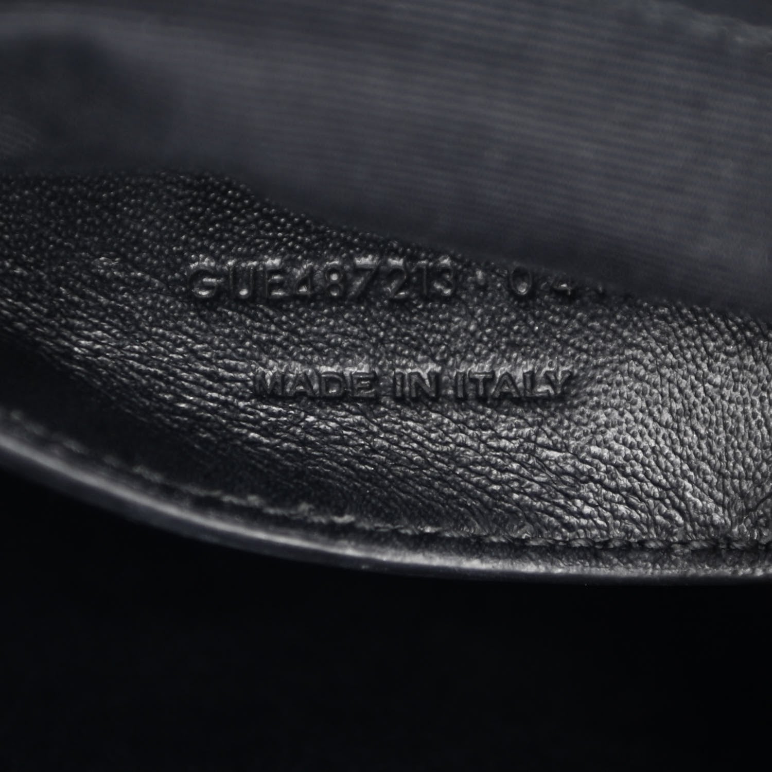 Saint Laurent Sheepskin Matelasse Chevron Monogram Medium College Bag Black 6 of 10