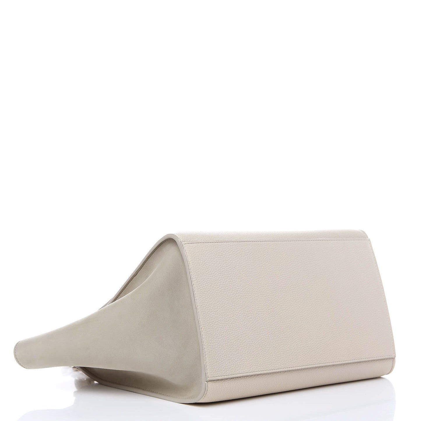 Spazzolato Calfskin Nubuck Small Trapeze Quartz