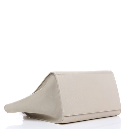 Celine Spazzolato Calfskin Nubuck Small Trapeze Quartz 4 of 8