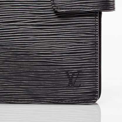 Louis Vuitton Epi Medium Ring Agenda Cover Black 5 of 8
