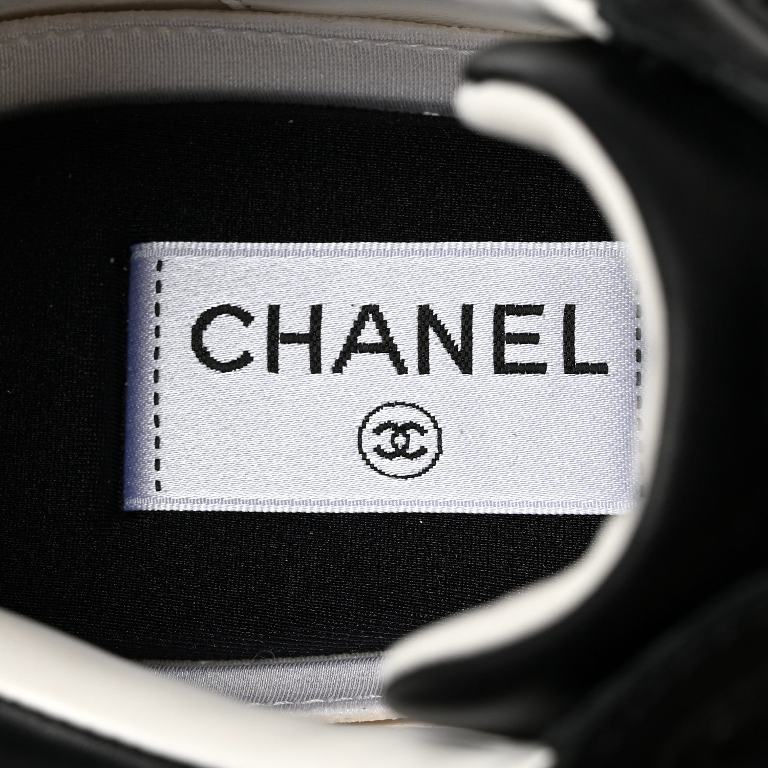 Chanel Calfskin CC Sneakers 40.5 Dark Grey 6 of 8