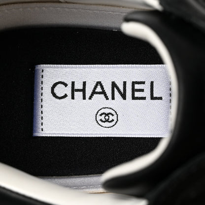 Chanel Calfskin CC Sneakers 40.5 Dark Grey 6 of 8