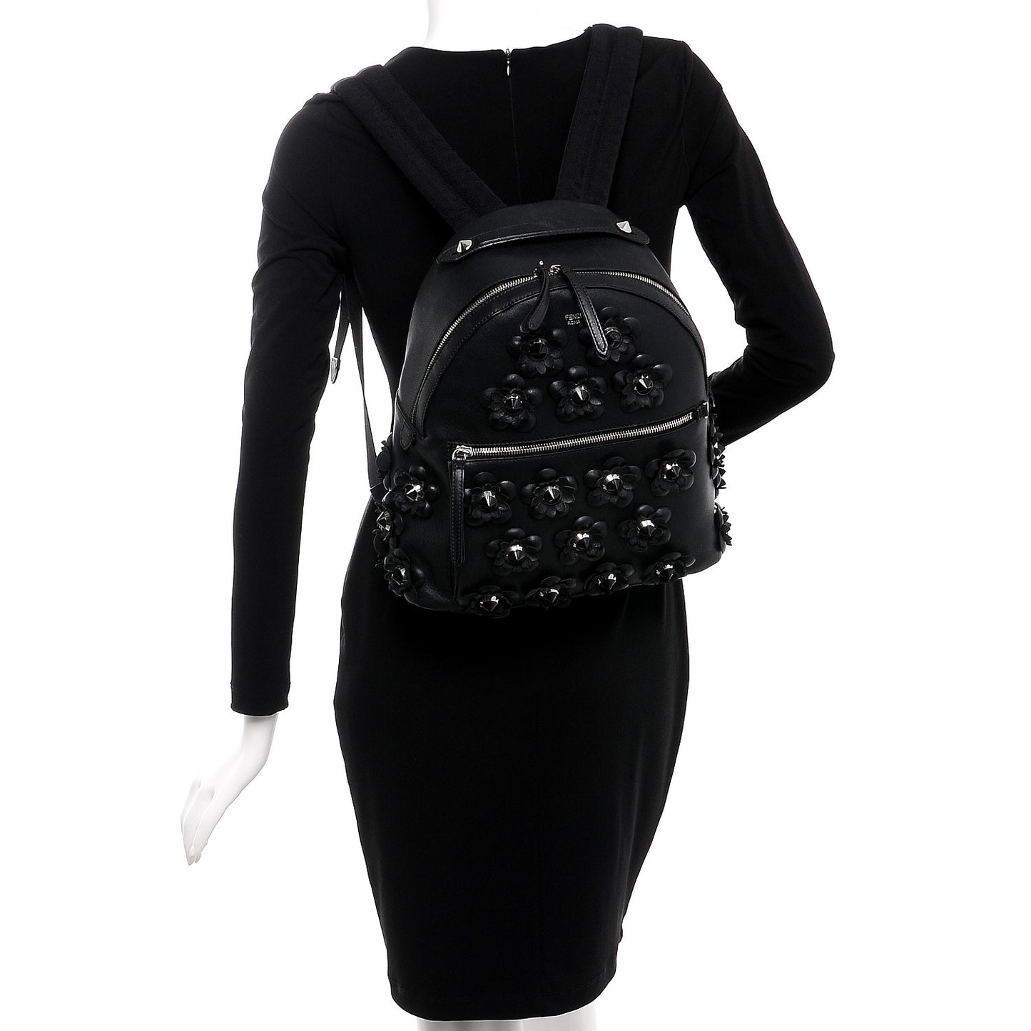 Vitello Dolce All Over Flowerland Large Backpack Black