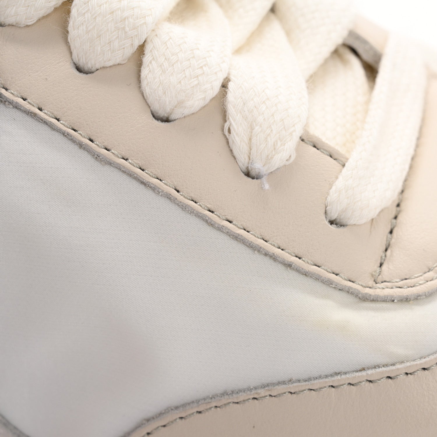 Loewe Calfskin Suede Ballet Runner Sneakers 36 White 12 of 12