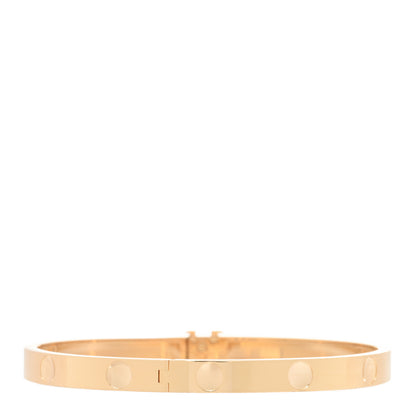 Louis Vuitton 18K Yellow Gold Empreinte Bangle Bracelet 16 2 of 4