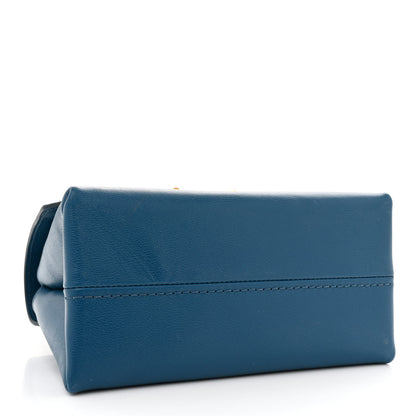 3.1 Phillip Lim Smooth Calfskin Mini Alix Top Handle Satchel Lapis 4 of 13