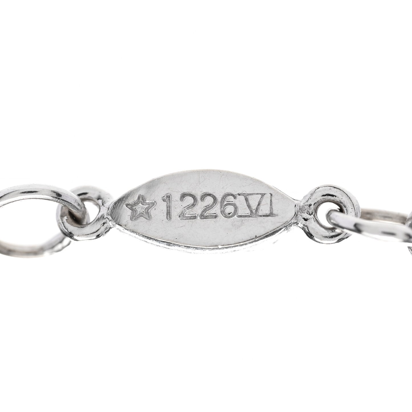 18K White Gold Diamond .10ct Diamonds By The Inch Necklace