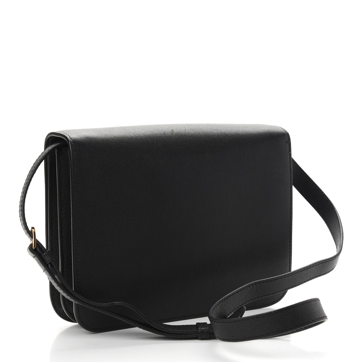 Grained Calfskin Medium TB Bag Black