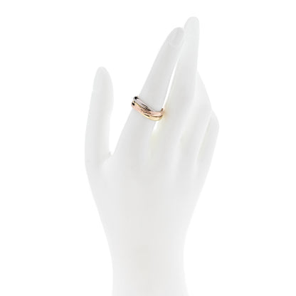 Cartier 18K Pink Yellow White Gold Small Trinity Ring 56 7.5 2 of 6