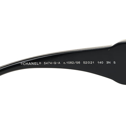 Chanel Acetate Calfskin Square Sunglasses 5474-Q-A Black 5 of 8
