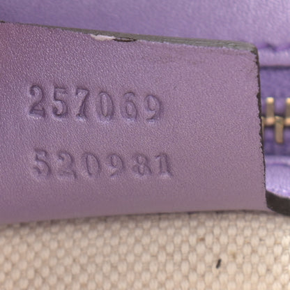 Gucci Monogram Small Lovely Heart Tote Purple 7 of 12