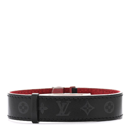 Louis Vuitton Mat Monogram Wish Bracelet Black 2 of 4