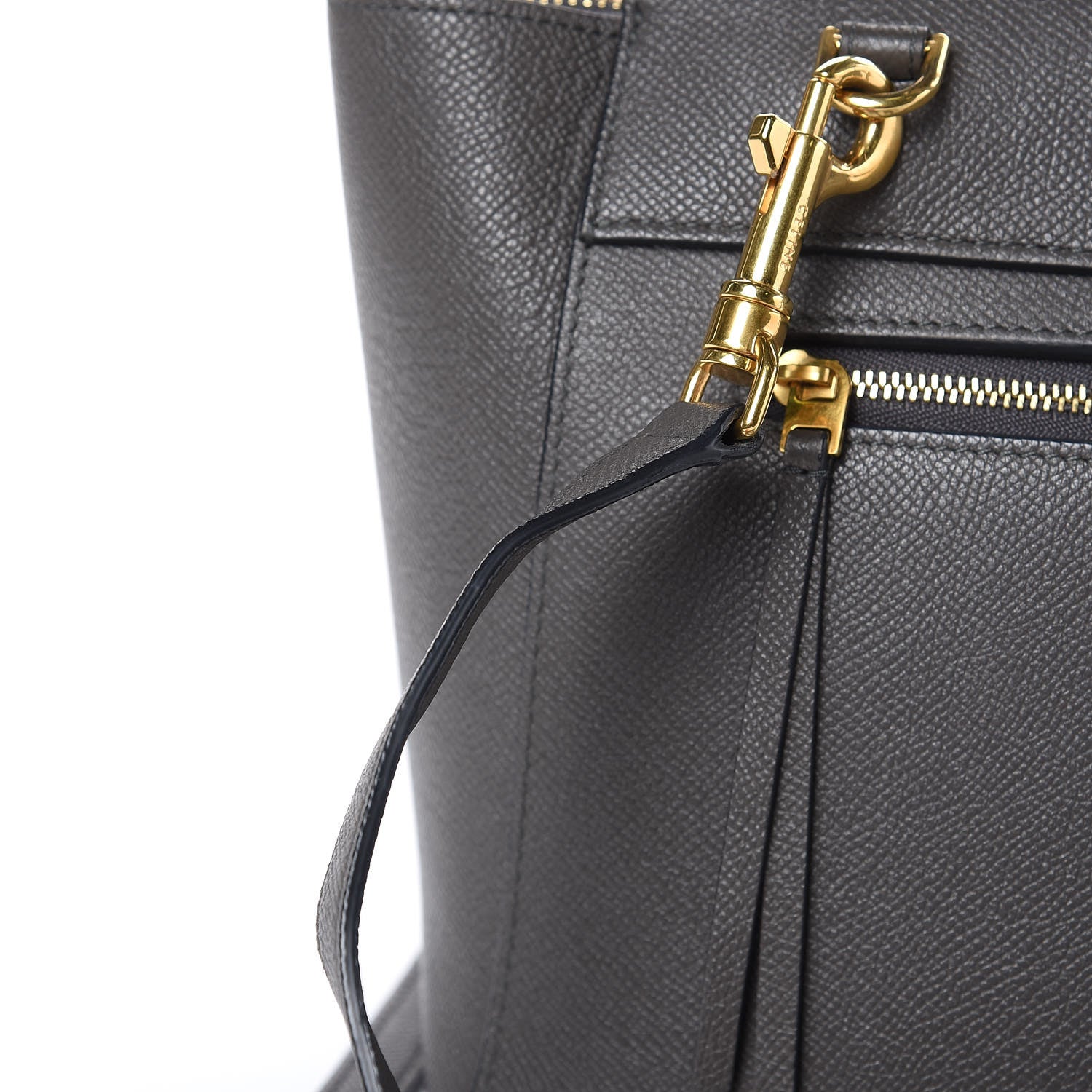 Celine Baby Grained Calfskin Micro Belt Bag Grey 8 of 10