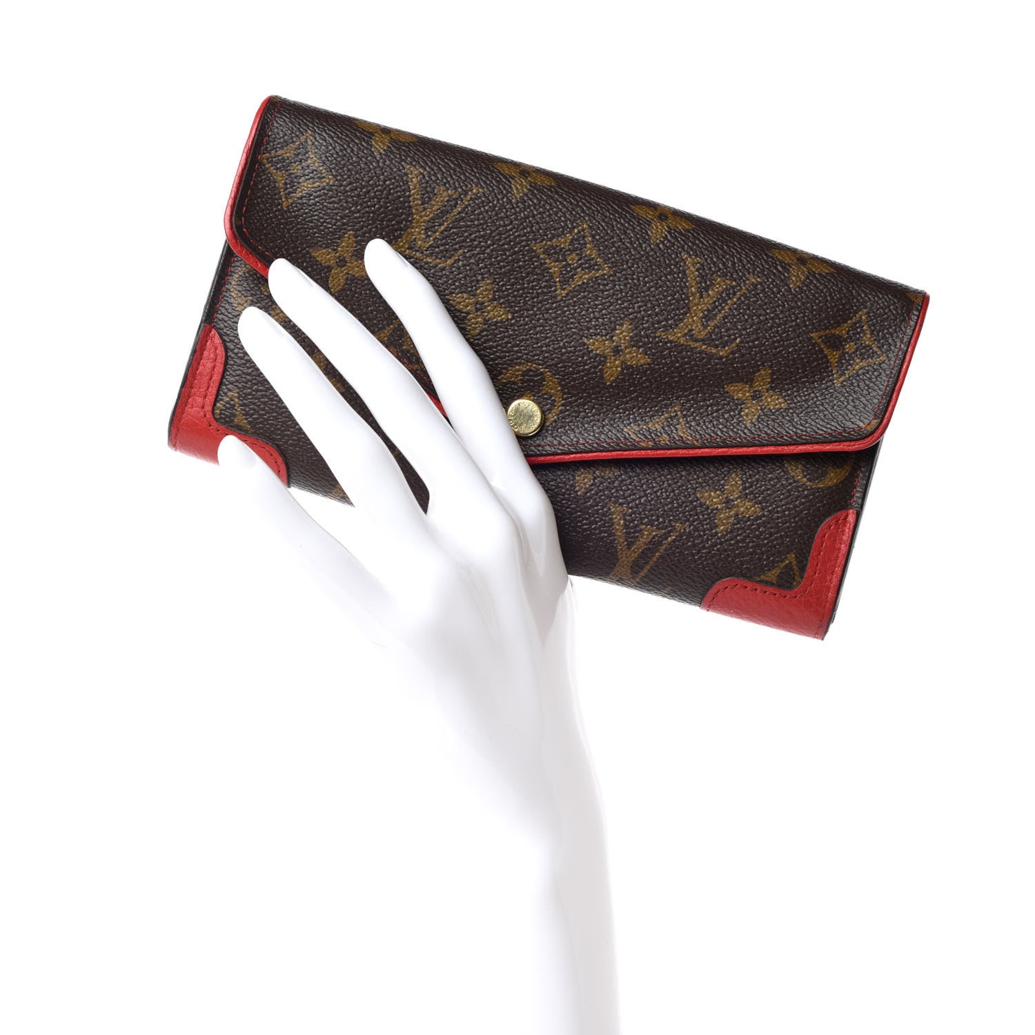 Louis Vuitton Monogram Sarah Retiro Wallet Cherry 2 of 9