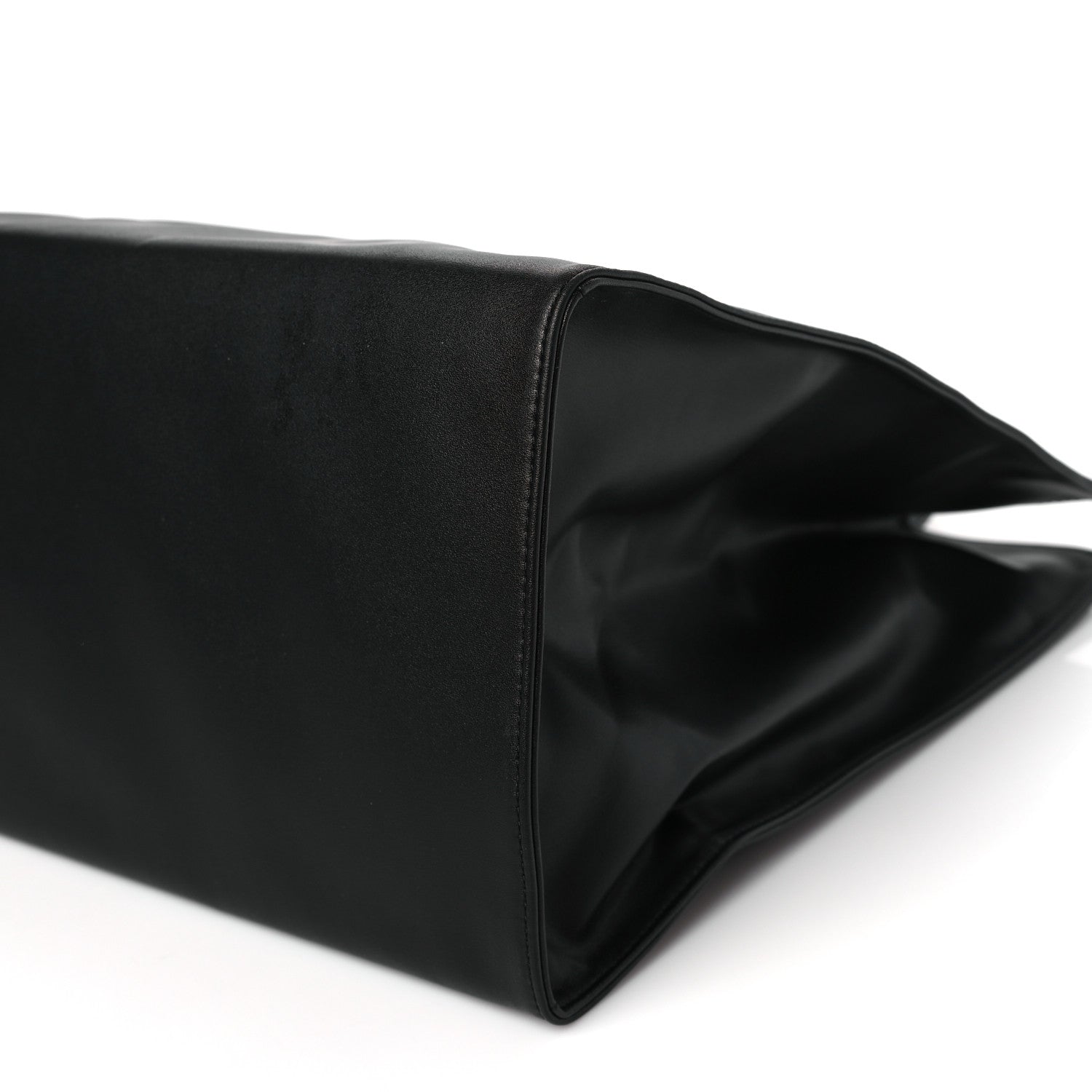 Telfar Vegan Leather Large Shopping Bag Black 9 of 9