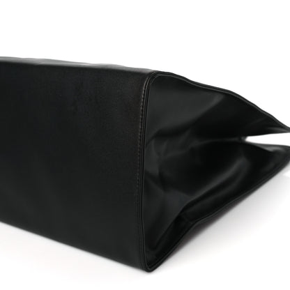 Telfar Vegan Leather Large Shopping Bag Black 9 of 9