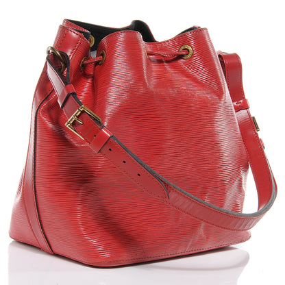 Louis Vuitton Epi Petit Noe Red 3 of 7