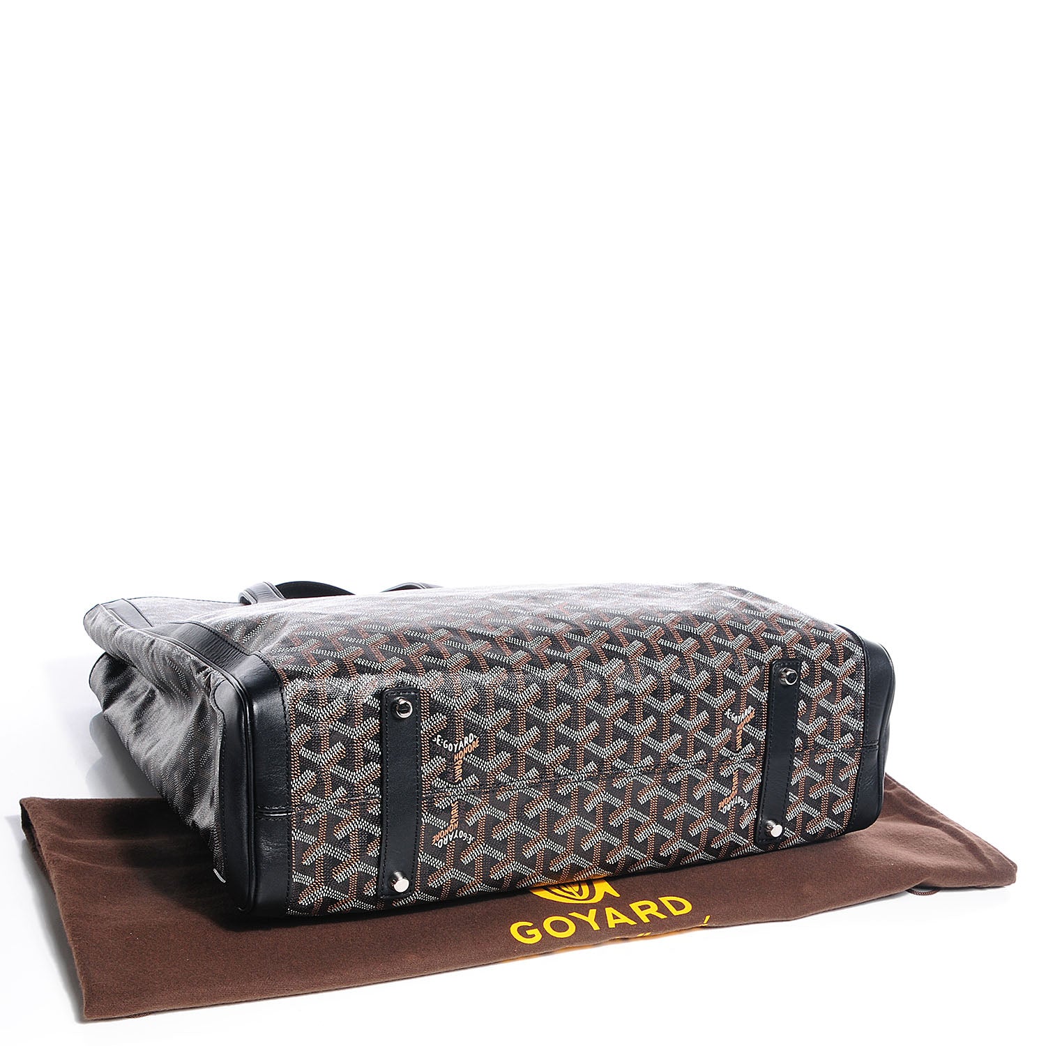 Goyard Goyardine Voltaire Tote Black 4 of 9