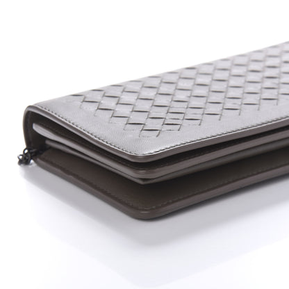 Bottega Veneta Nappa Intrecciato Continental Wallet on Chain Ebano 6 of 10
