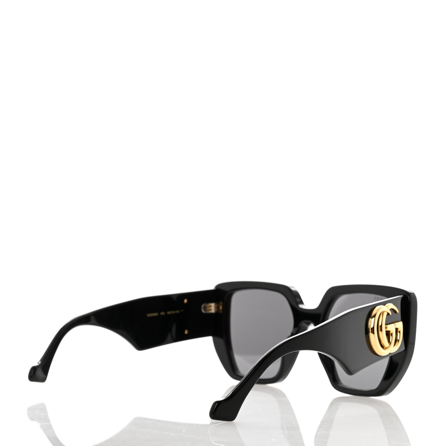 Gucci Acetate Square Frame Sunglasses GG0956S Black 4 of 8