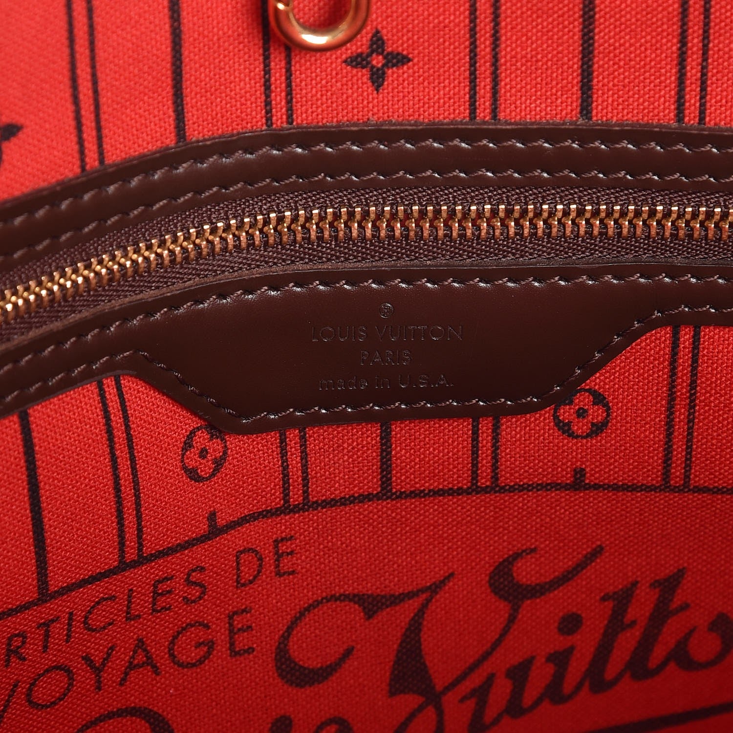 Louis Vuitton Damier Ebene Neverfull MM 6 of 7