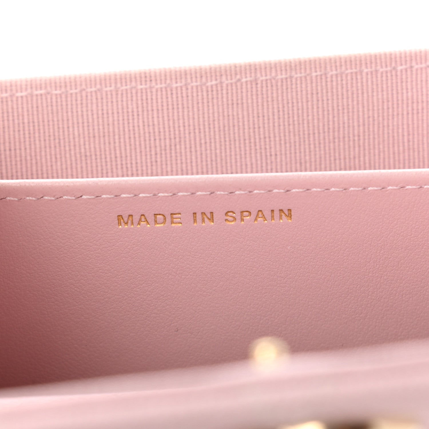 Chanel Caviar Quilted Studded CC Flap Card Holder Light Pink 6 of 9