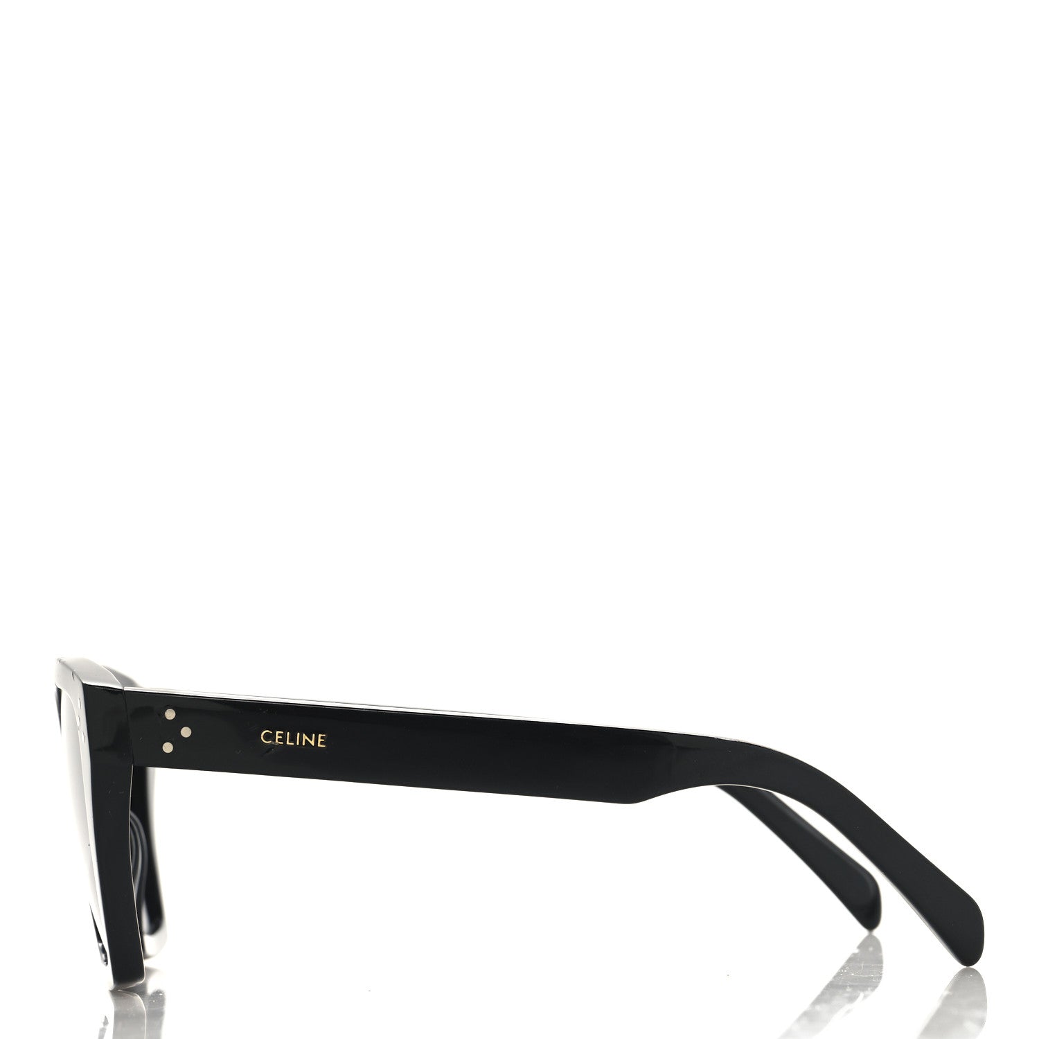 Celine Acetate Square Sunglasses CL40090I Black 3 of 8