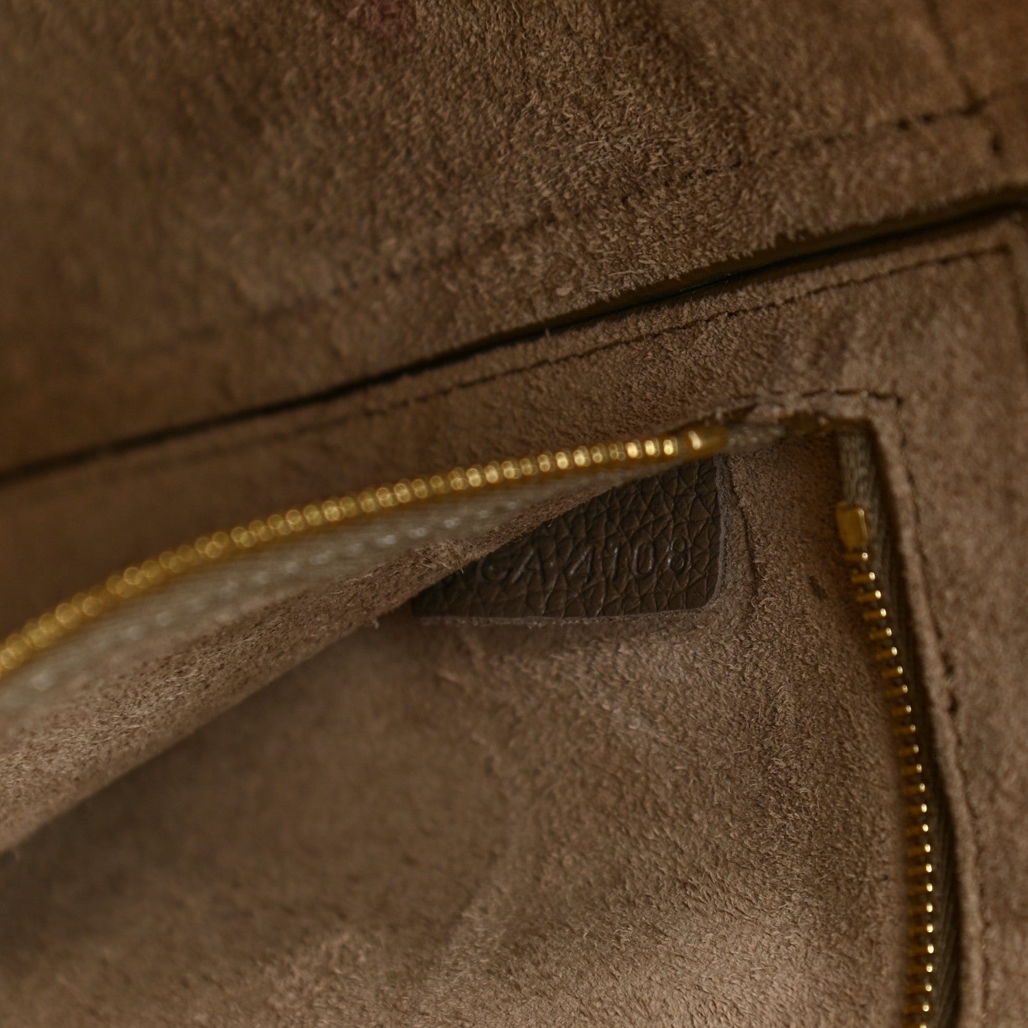 Celine Soft Grained Calfskin Sangle Bucket Bag Taupe 8 of 13