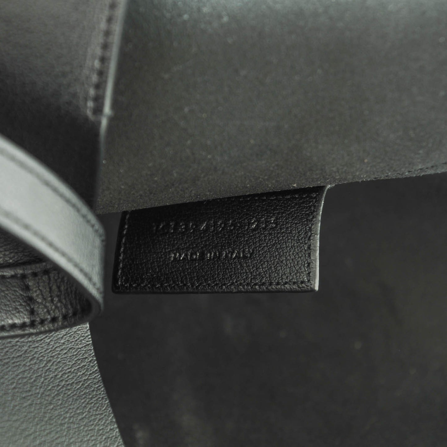 Calfskin Large Shopping Tote Black