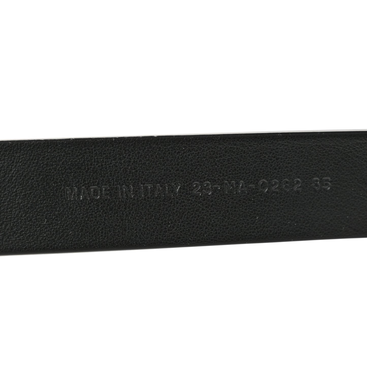 Calfskin CD Belt 85 Black
