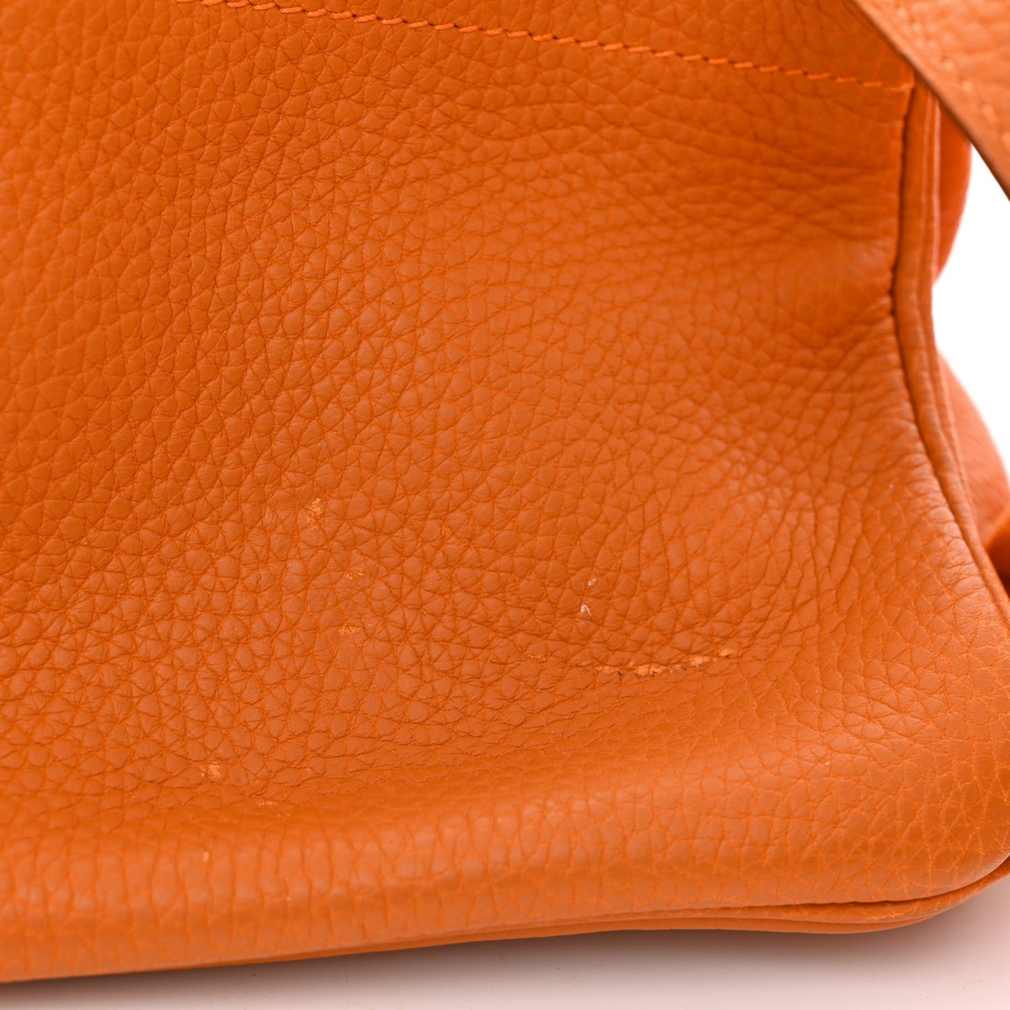 Taurillon Clemence JPG Birkin 42 Orange
